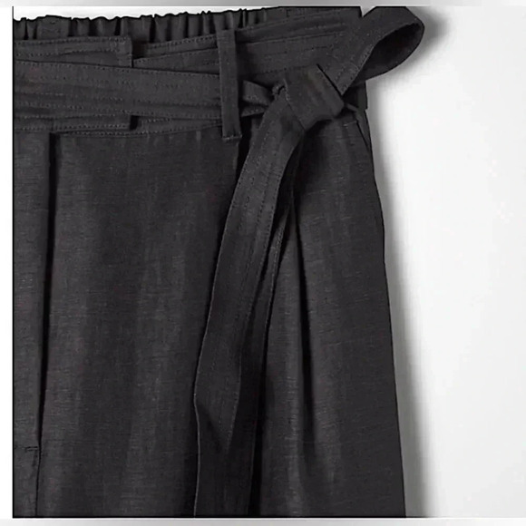 Aritzia Wilfred Straight Cargo Pants Kafka High Waist Utility Black Like New - Picture 5 of 17